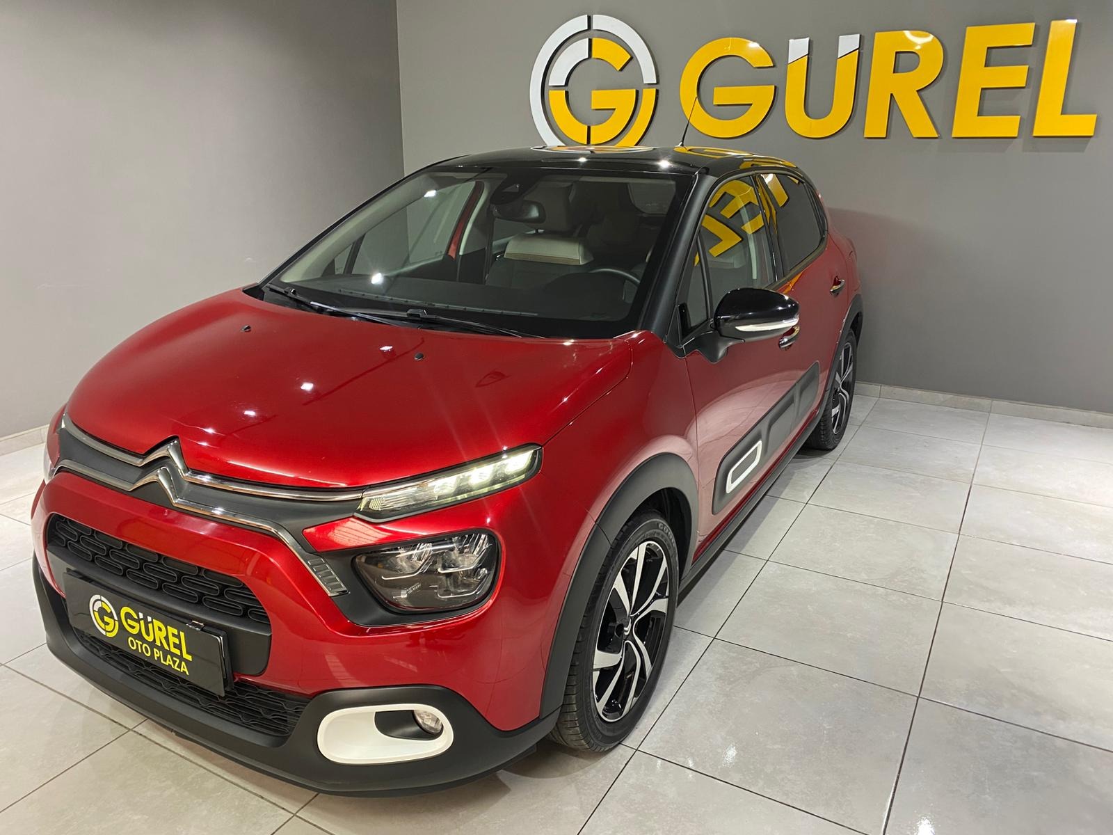 2024 Benzin Otomatik Citroen C3 Kırmızı Gürel Tasarım Aksesuar Otomotiv San. Tic. Ltd. Şti.