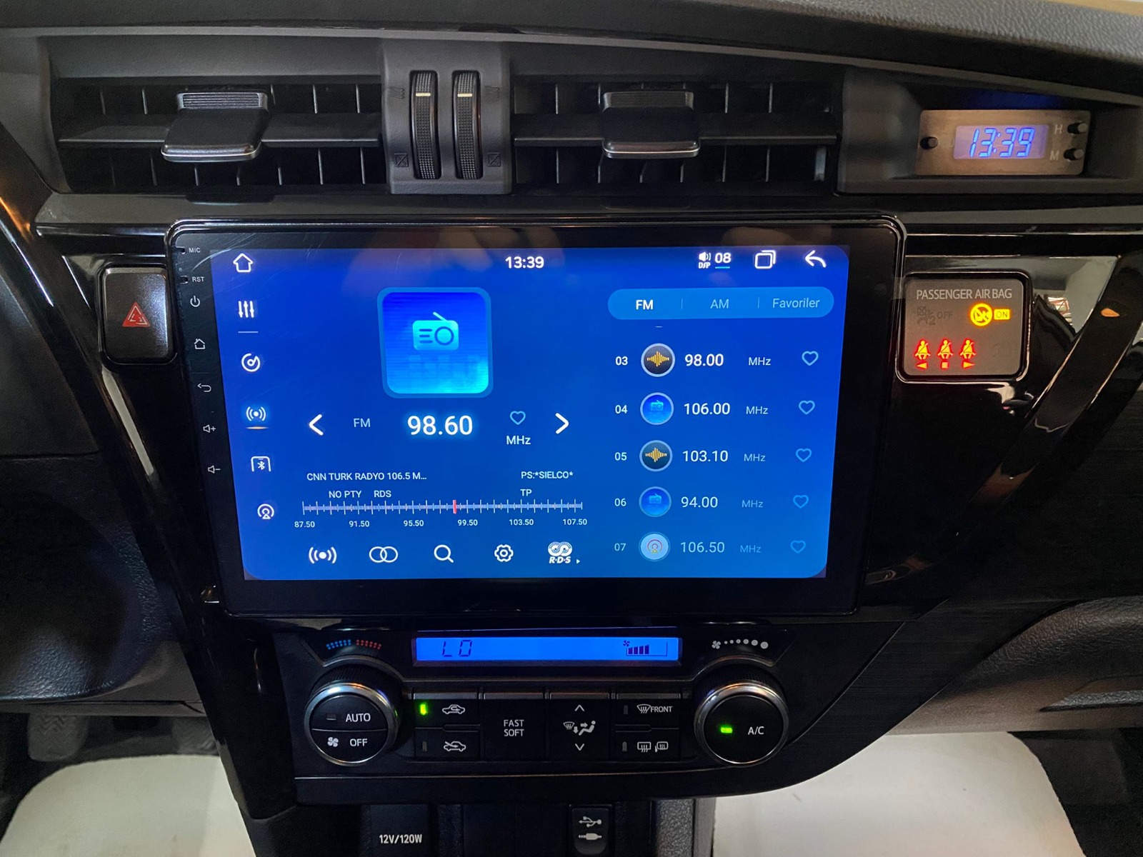2015 Benzin Manuel Toyota Auris Beyaz Gürel Tasarım Aksesuar Otomotiv San. Tic. Ltd. Şti.