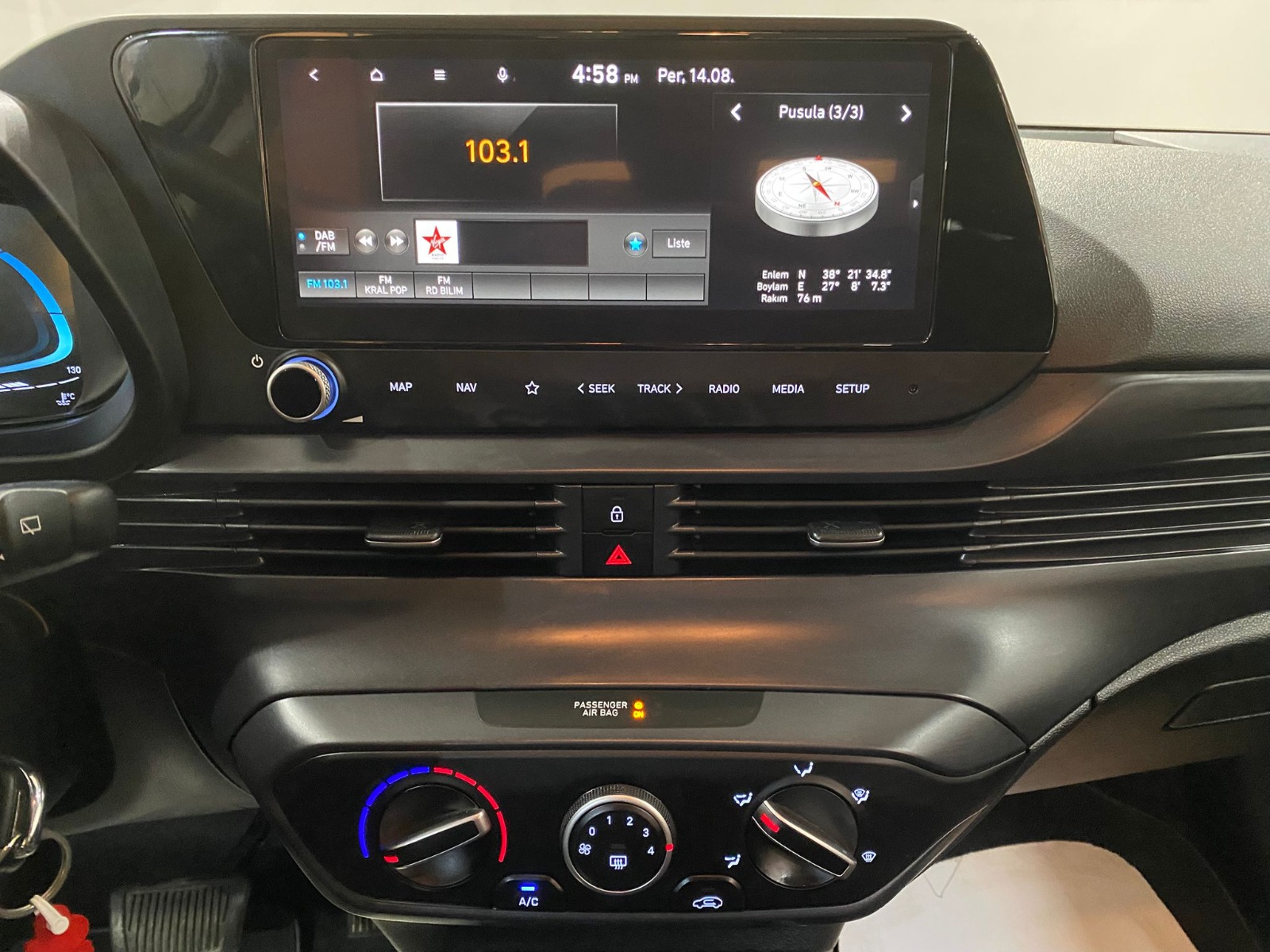 2024 Benzin Otomatik Hyundai i20 Beyaz Gürel Tasarım Aksesuar Otomotiv San. Tic. Ltd. Şti.